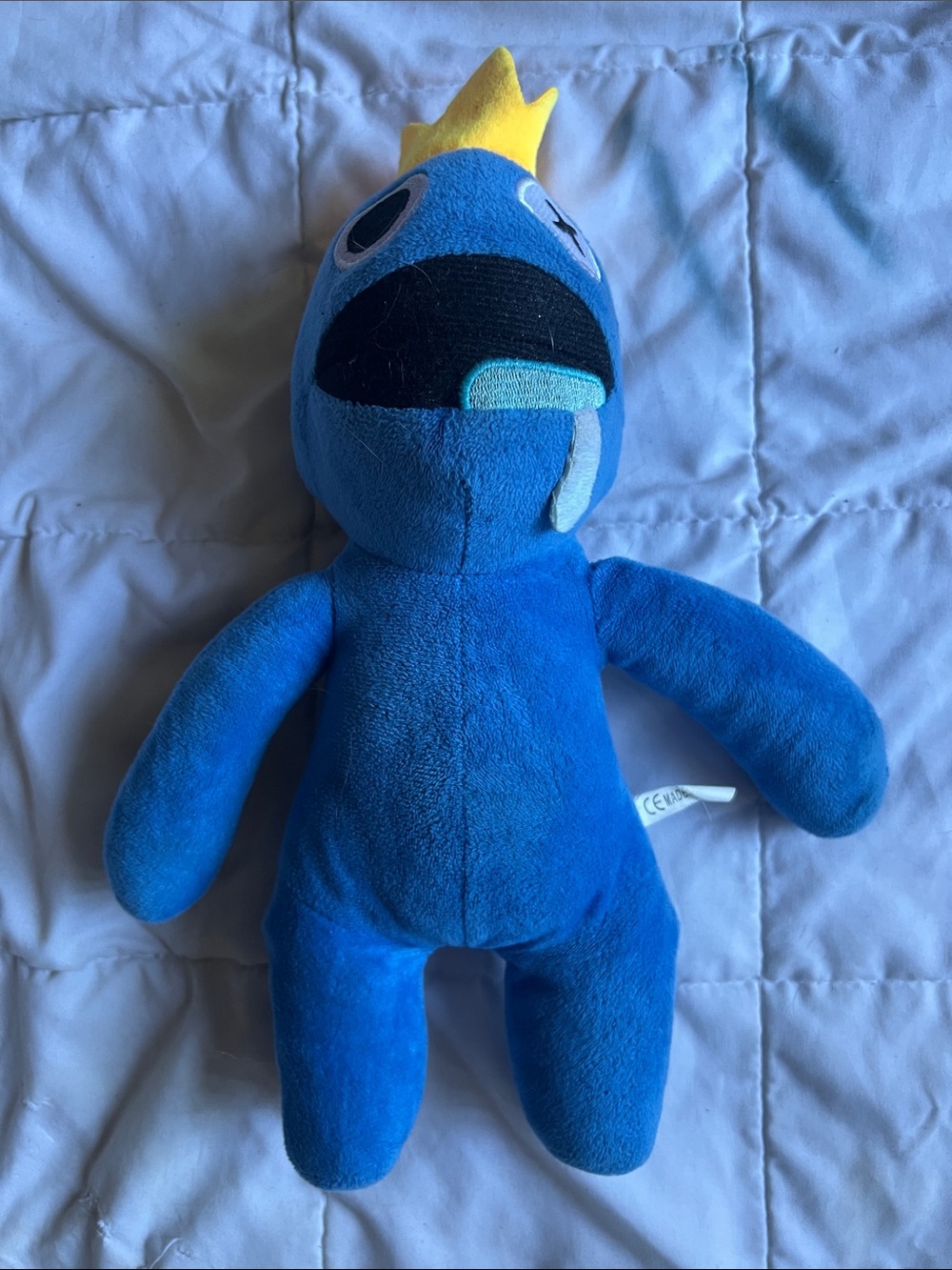 BLUE PLUSH CHARACTER TOY